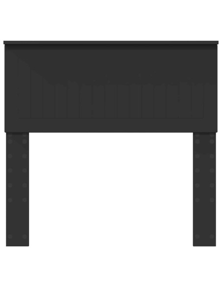 Testiera con testiera Rovere Nero 90 cm Legno multistrato