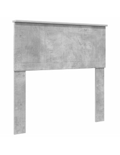 Testiera con testiera Grigio cemento 90 cm Legno multistrato 2