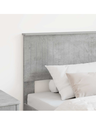 Testiera con testiera Grigio cemento 90 cm Legno multistrato