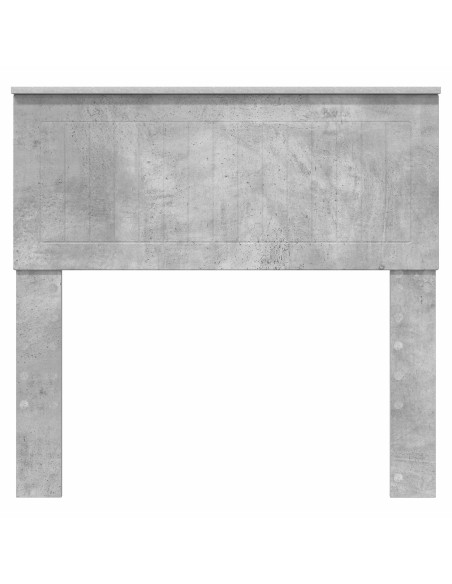 Testiera con testiera Grigio cemento 90 cm Legno multistrato