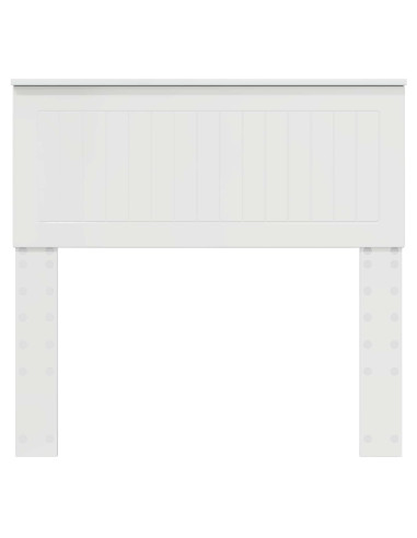 Testiera con testiera Bianco Lucido 90 cm Legno multistrato