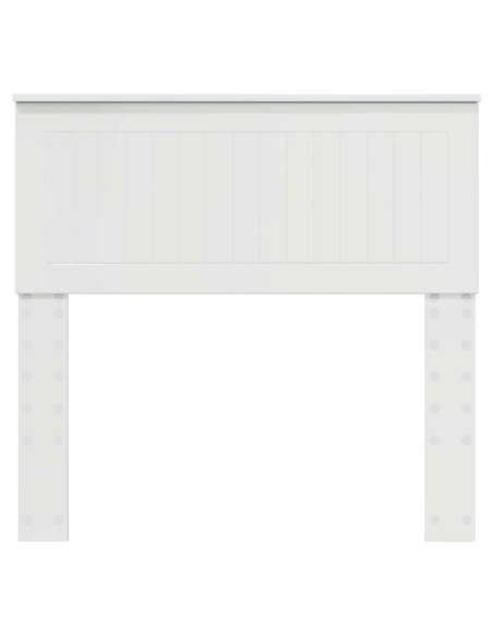Testiera con testiera Bianco Lucido 90 cm Legno multistrato