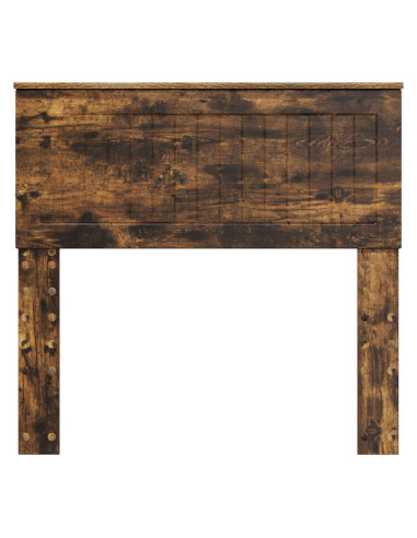 Testiera con testiera Rovere fumé 90 cm Legno multistrato