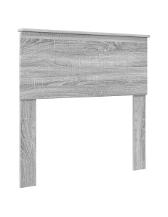 Testiera con testiera Grigio Sonoma 90 cm Legno multistrato 2