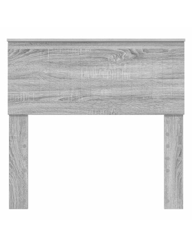Testiera con testiera Grigio Sonoma 90 cm Legno multistrato