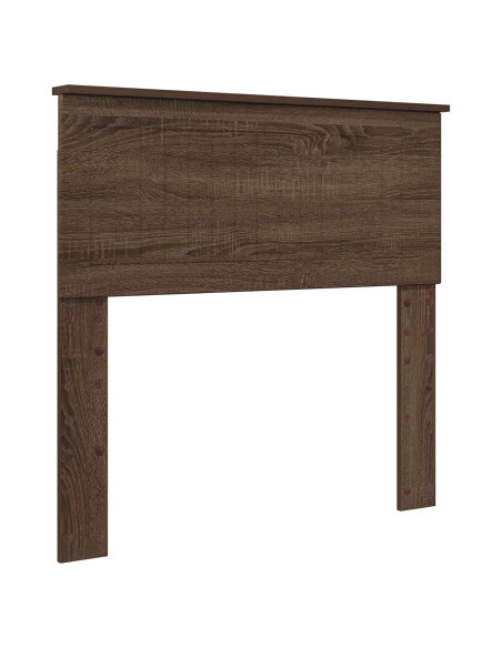 Testiera con testiera Rovere Marrone 90 cm Legno multistrato