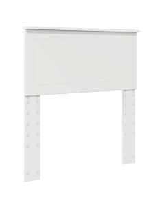 Testiera con testiera Bianco 80 cm Legno multistrato 2
