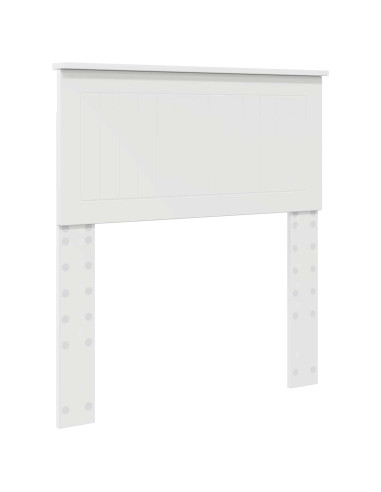 Testiera con testiera Bianco 80 cm Legno multistrato