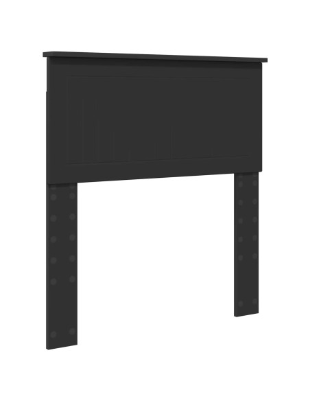 Testiera con testiera Rovere Nero 80 cm Legno multistrato