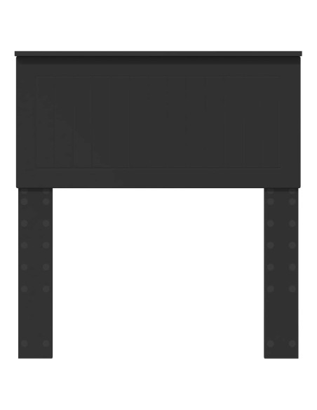 Testiera con testiera Rovere Nero 80 cm Legno multistrato