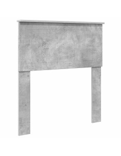 Testiera con testiera Grigio cemento 80 cm Legno multistrato 2