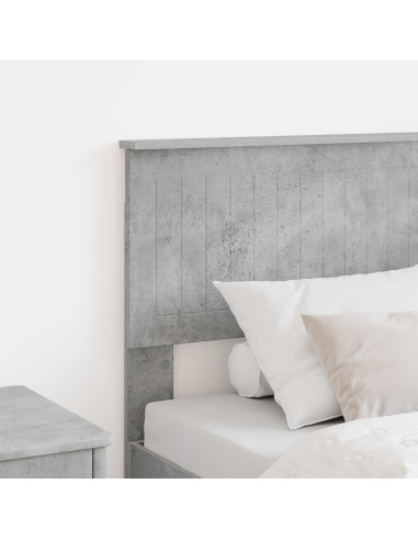Testiera con testiera Grigio cemento 80 cm Legno multistrato