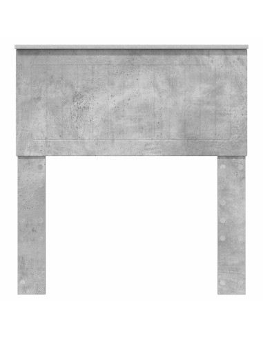 Testiera con testiera Grigio cemento 80 cm Legno multistrato