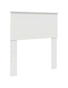 Testiera con testiera Bianco Lucido 80 cm Legno multistrato 2