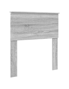 Testiera con testiera Grigio Sonoma 80 cm Legno multistrato 2