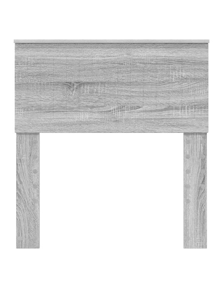 Testiera con testiera Grigio Sonoma 80 cm Legno multistrato