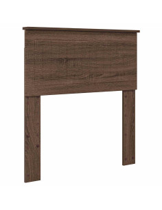 Testiera con testiera Rovere Marrone 80 cm Legno multistrato 2