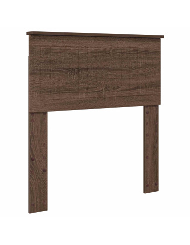 Testiera con testiera Rovere Marrone 80 cm Legno multistrato