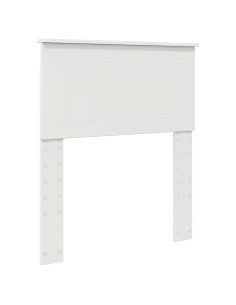 Testiera con testiera Bianco 75 cm Legno multistrato 2