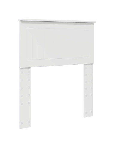 Testiera con testiera Bianco 75 cm Legno multistrato