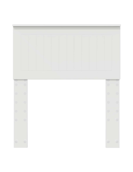 Testiera con testiera Bianco 75 cm Legno multistrato