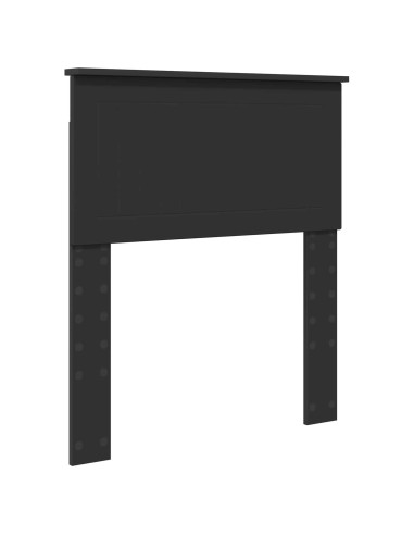 Testiera con testiera Rovere Nero 75 cm Legno multistrato