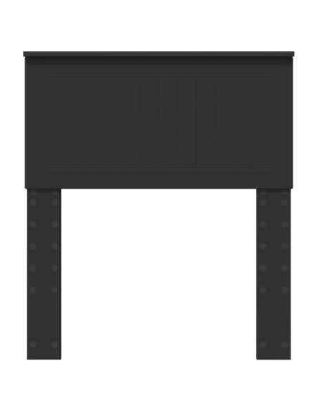 Testiera con testiera Rovere Nero 75 cm Legno multistrato
