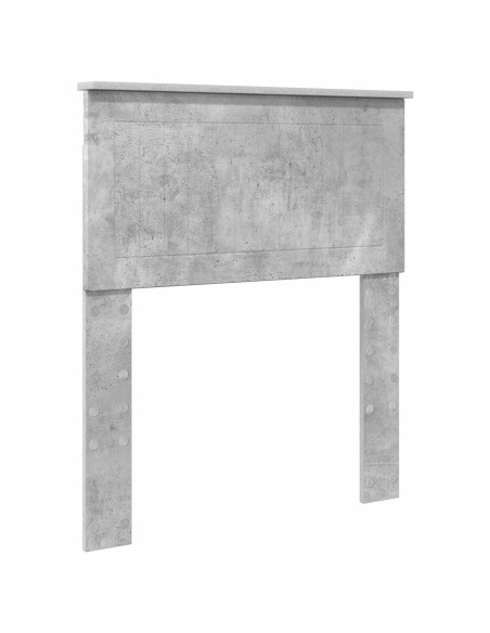 Testiera con testiera Grigio cemento 75 cm Legno multistrato