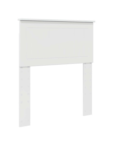 Testiera con testiera Bianco Lucido 75 cm Legno multistrato
