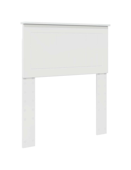 Testiera con testiera Bianco Lucido 75 cm Legno multistrato