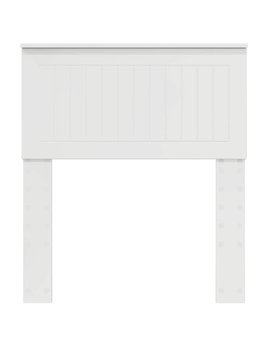 Testiera con testiera Bianco Lucido 75 cm Legno multistrato