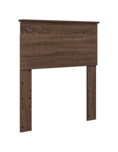 Testiera con testiera Rovere Marrone 75 cm Legno multistrato