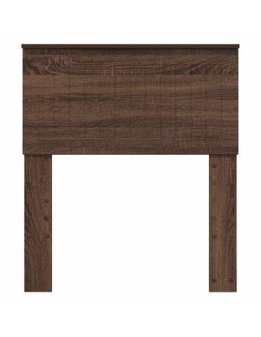 Testiera con testiera Rovere Marrone 75 cm Legno multistrato