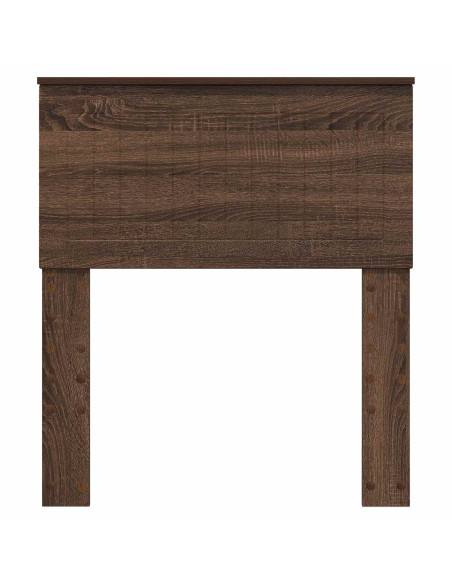 Testiera con testiera Rovere Marrone 75 cm Legno multistrato