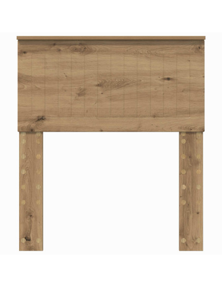 Testiera Rovere artigianale 75 cm Legno multistrato