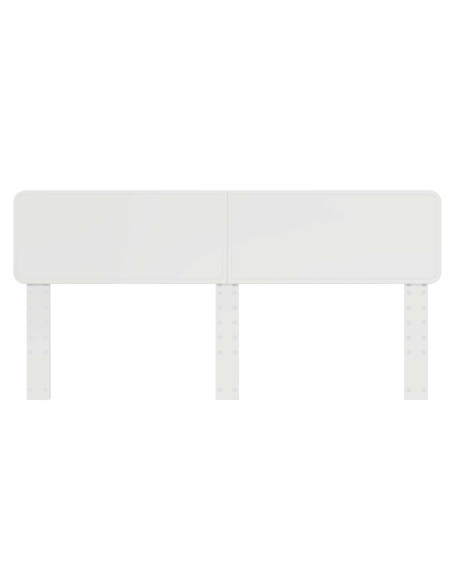 Testiera con testiera Bianco 200 cm Legno multistrato