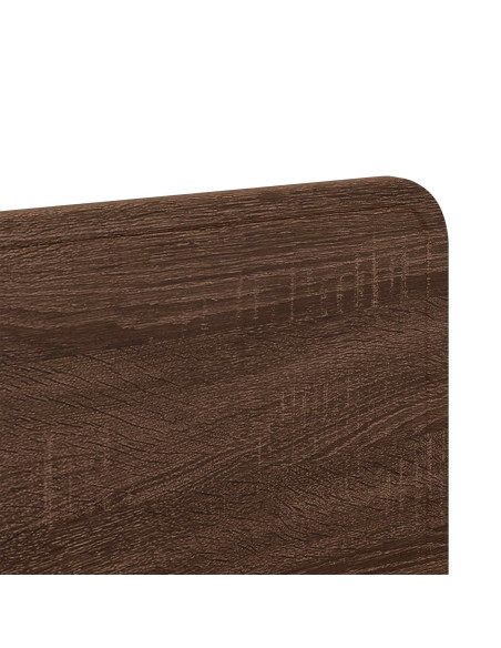 Testiera con testiera Rovere Marrone 200 cm Legno multistrato