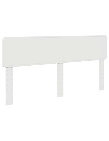 Testiera con testiera Bianco 180 cm Legno multistrato