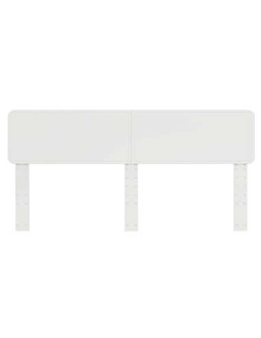 Testiera con testiera Bianco 180 cm Legno multistrato