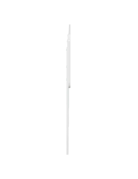 Testiera con testiera Bianco 180 cm Legno multistrato