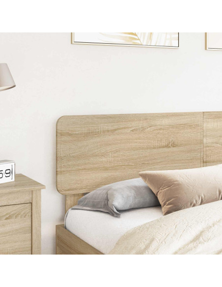 Testiera con testiera Rovere Sonoma 180 cm Legno multistrato