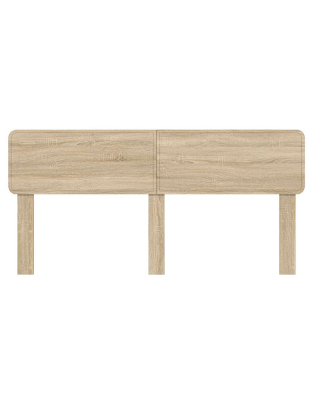 Testiera con testiera Rovere Sonoma 180 cm Legno multistrato