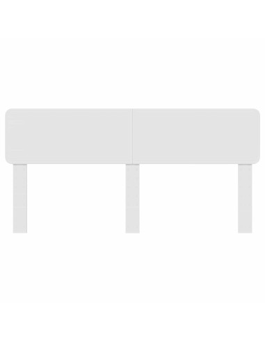 Testiera con testiera Bianco Lucido 180 cm Legno multistrato