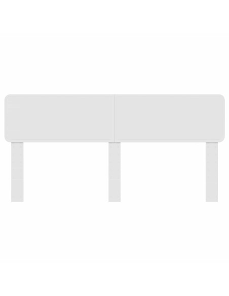 Testiera con testiera Bianco Lucido 180 cm Legno multistrato