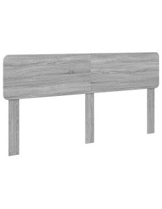 Testiera con testiera Grigio Sonoma 180 cm Legno multistrato 2