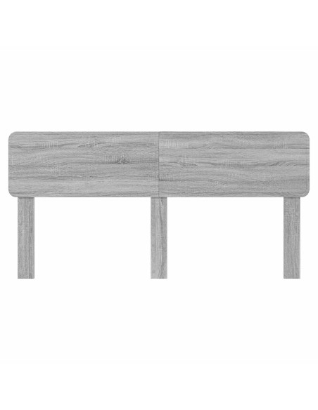 Testiera con testiera Grigio Sonoma 180 cm Legno multistrato