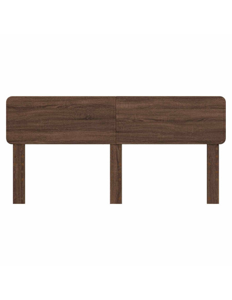 Testiera con testiera Rovere Marrone 180 cm Legno multistrato