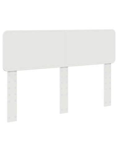 Testiera con testiera Bianco 160 cm Legno multistrato