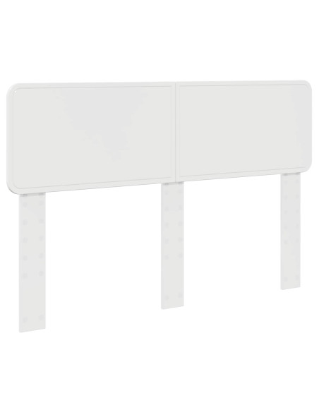 Testiera con testiera Bianco Lucido 160 cm Legno multistrato