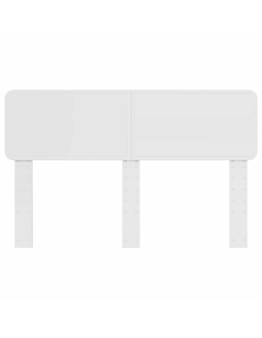 Testiera con testiera Bianco Lucido 160 cm Legno multistrato